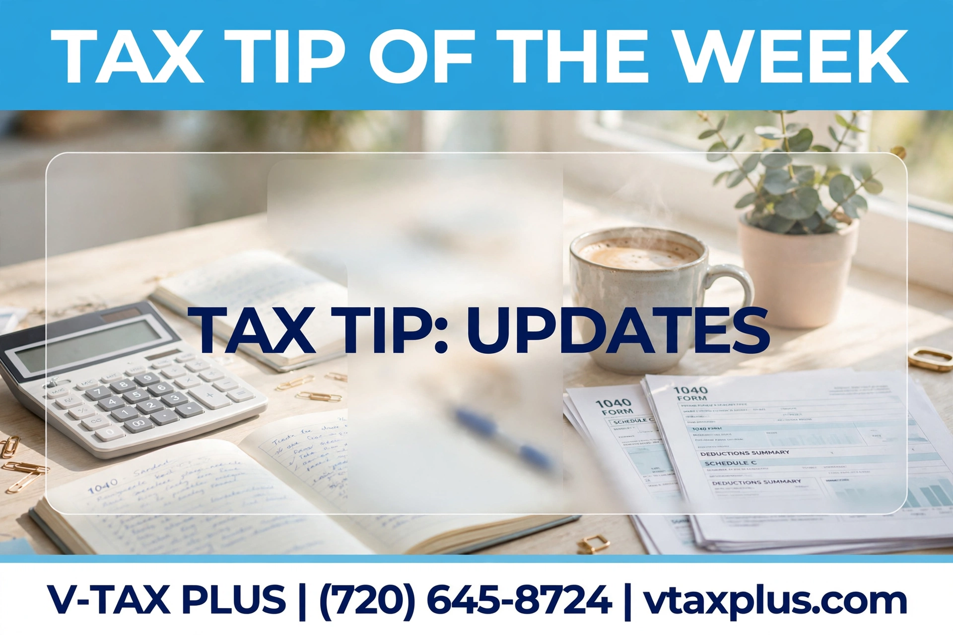 Tax Tip of the Week — Updates